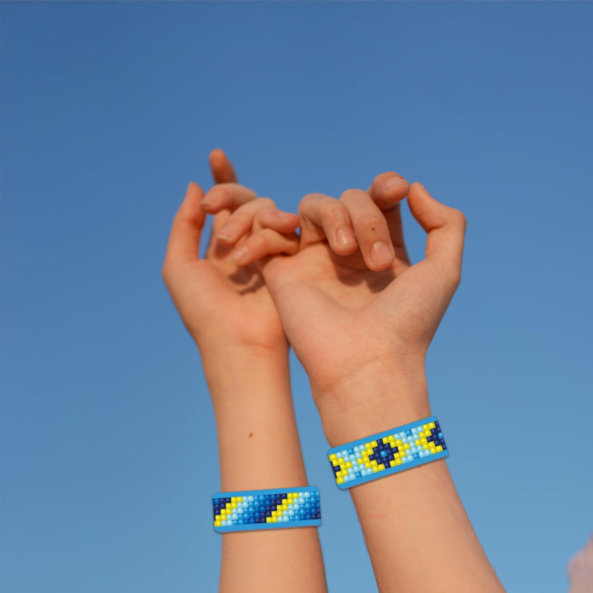 DIAMOND DOTZ - DOTZIES Bracelets - Blues
