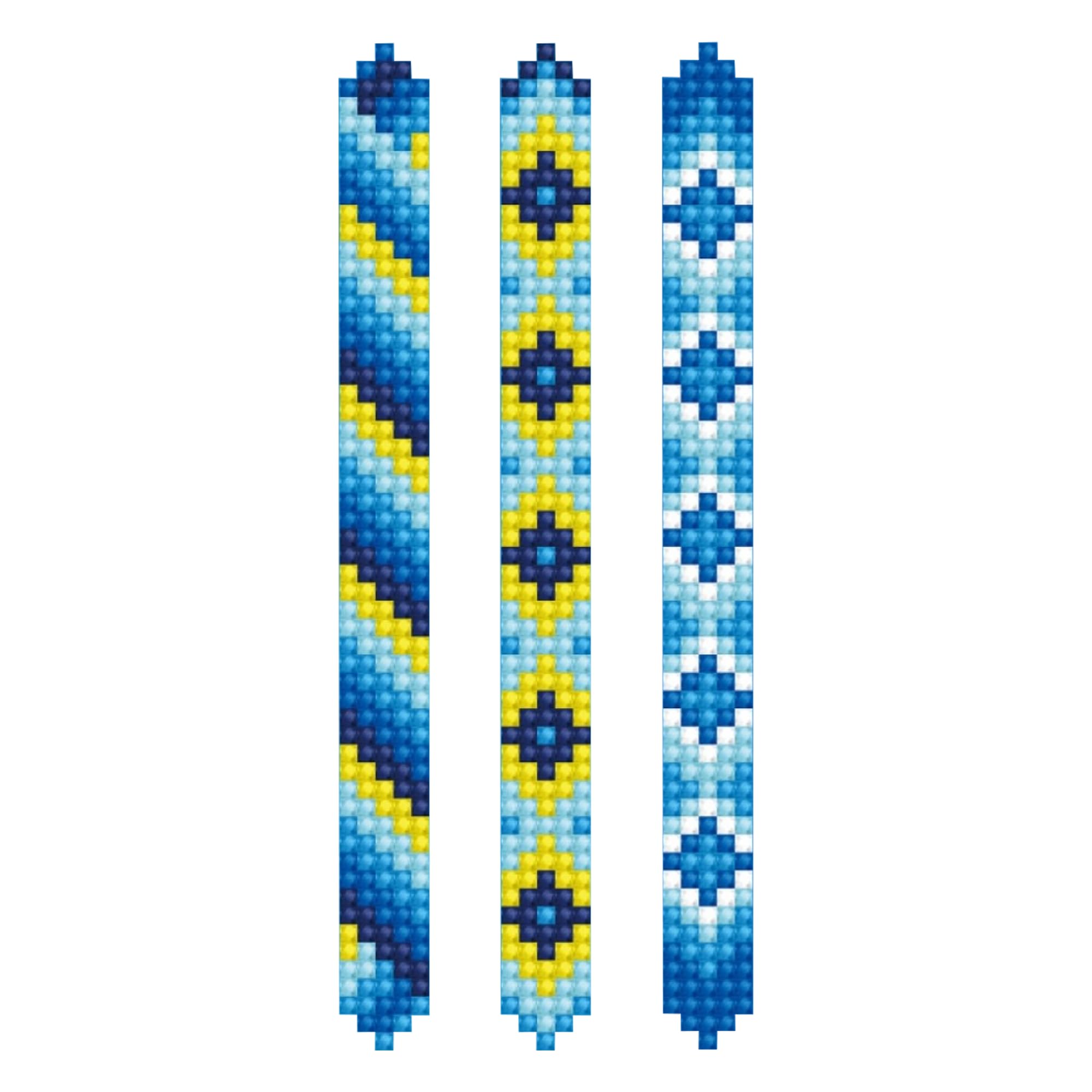 DIAMOND DOTZ - DOTZIES Bracelets - Blues