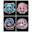 DIAMOND DOTZ - DOTZIES FLOCK - NEON ANIME GIRLS