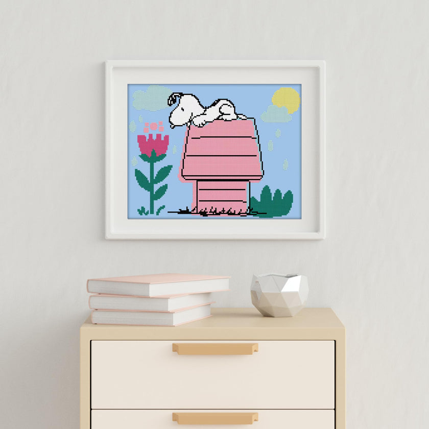 DIAMOND DOTZ - Dog House Peanuts 47.37x38.48