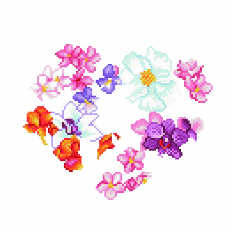 DIAMOND DOTZ - Flower Heart