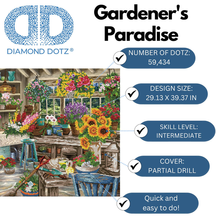 DIAMOND DOTZ - Gardener's Paradise