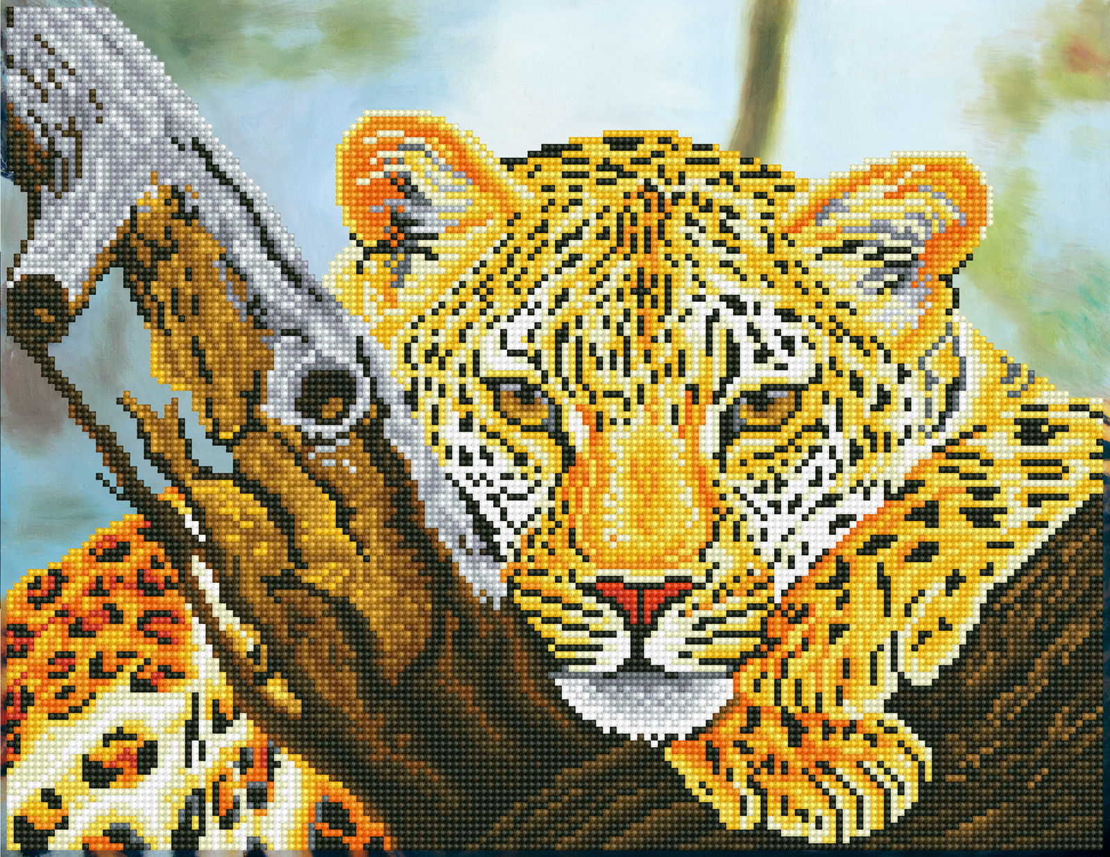 DIAMOND DOTZ - LEOPARD LOOK (14