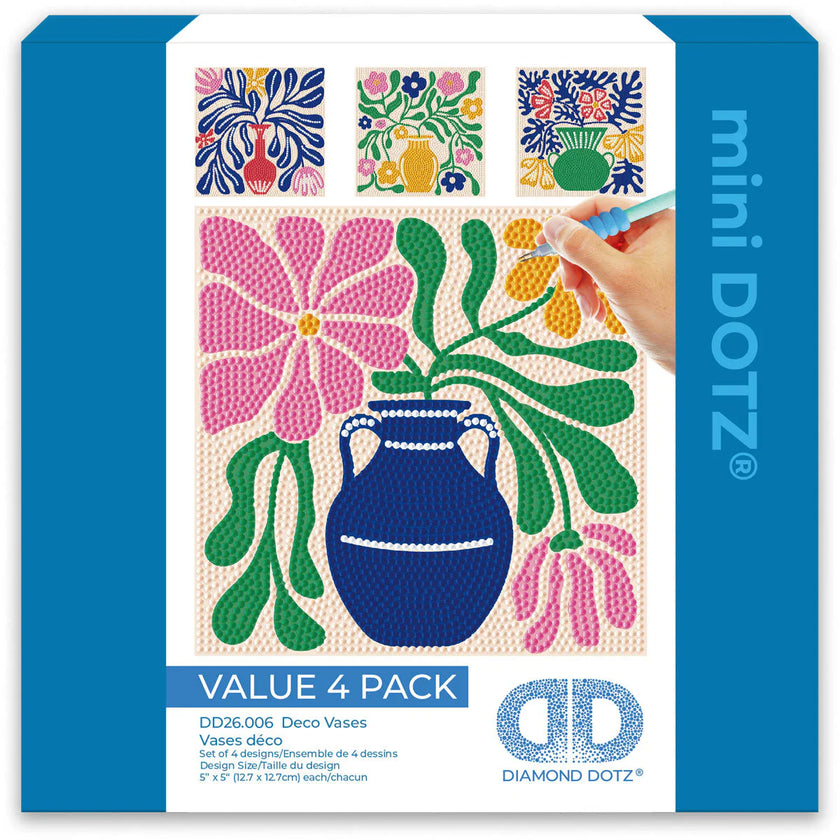 DIAMOND DOTZ - MINI DOTZ - DECO VASES