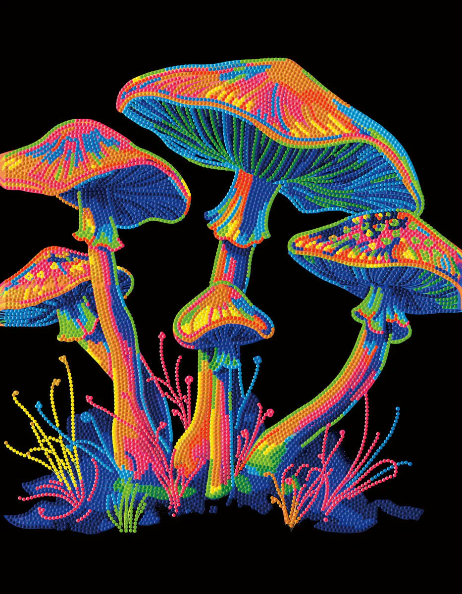 DIAMOND DOTZ - CHAMPIGNONS NÉON (17,1