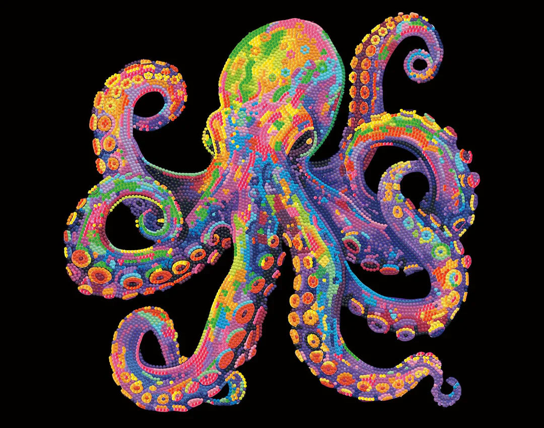 DIAMOND DOTZ - NEON OCTOPUS (17.1
