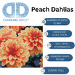 DIAMOND DOTZ - Dahlias Pêches