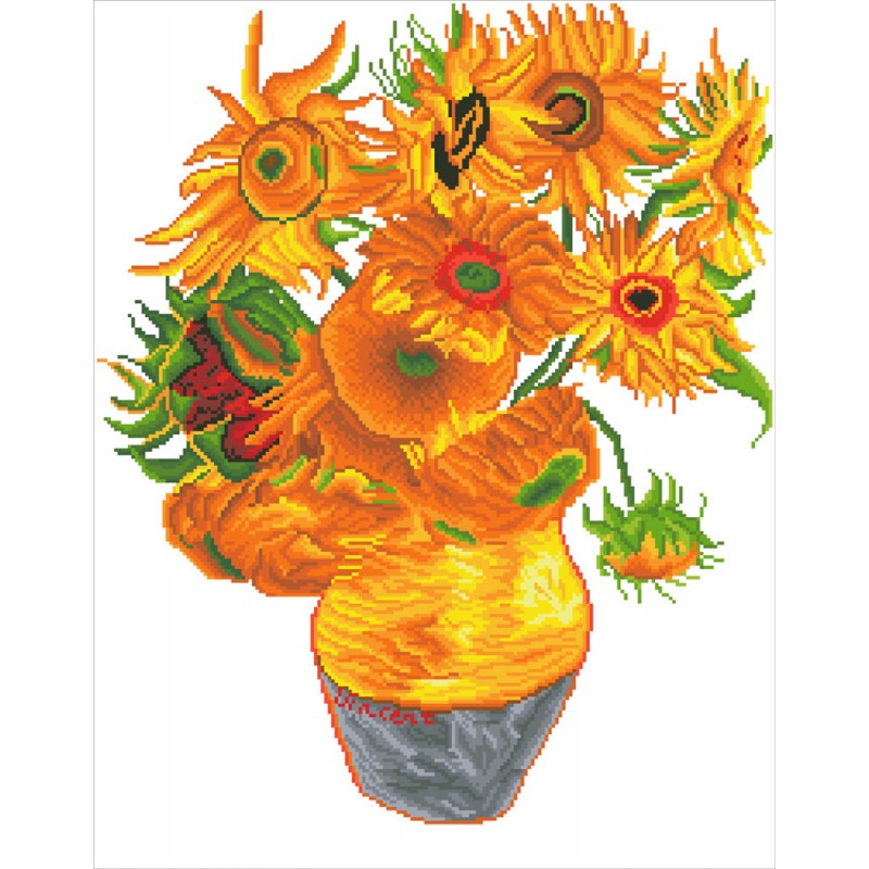 DIAMOND DOTZ - Sunflowers (Van Gogh)
