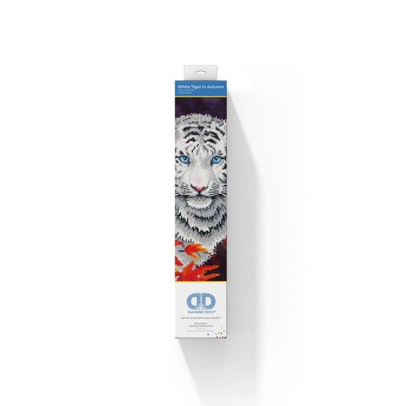 DIAMOND DOTZ - White Tiger in Autumn
