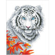 DIAMOND DOTZ - White Tiger in Autumn