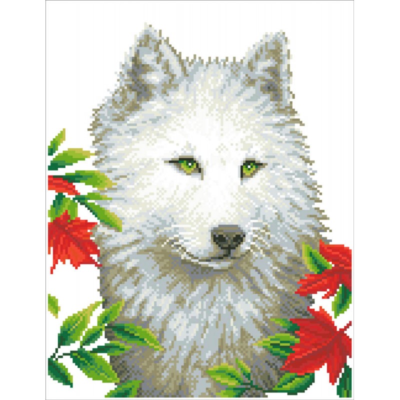 DIAMOND DOTZ - White Wolf
