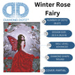 DIAMOND DOTZ - Winter rose fairy