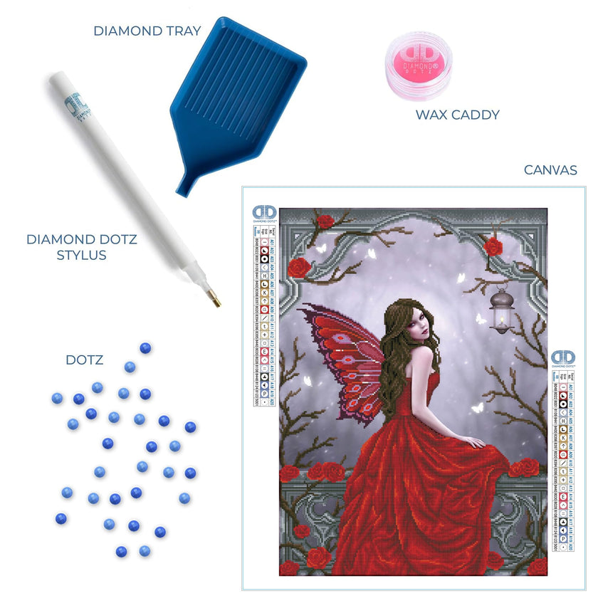 DIAMOND DOTZ - Winter rose fairy