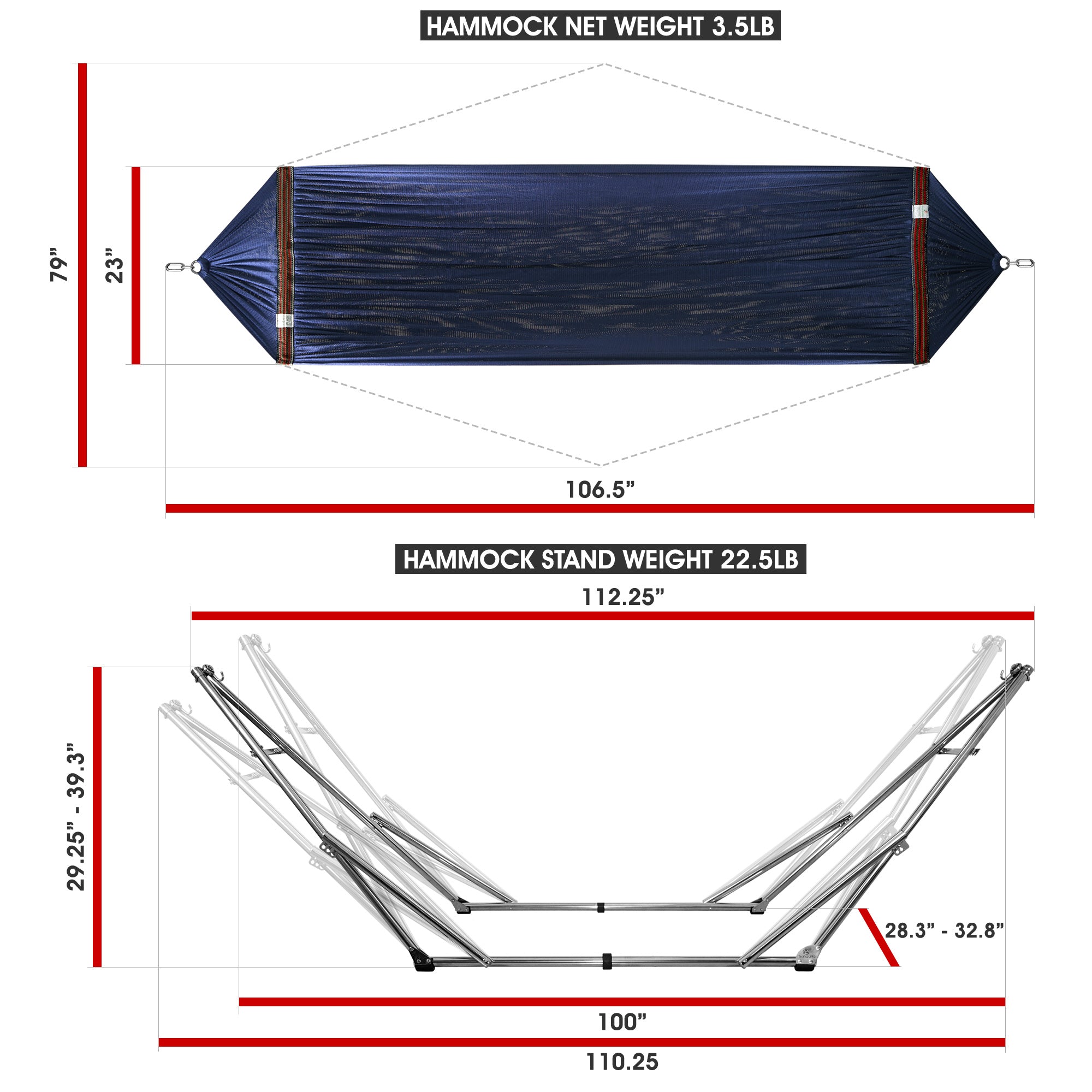 Original Stainless Steel Hammock Stand