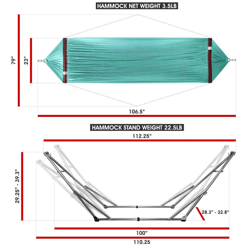 Original Stainless Steel Hammock Stand