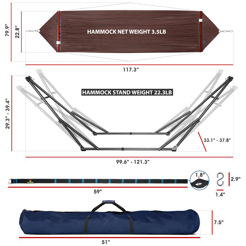 Comfort Set Original Hammock Stand