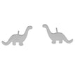 Style DINO: Dinosaur Stud Earrings in Silver
