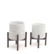 Diosa - White Seagrass Planter