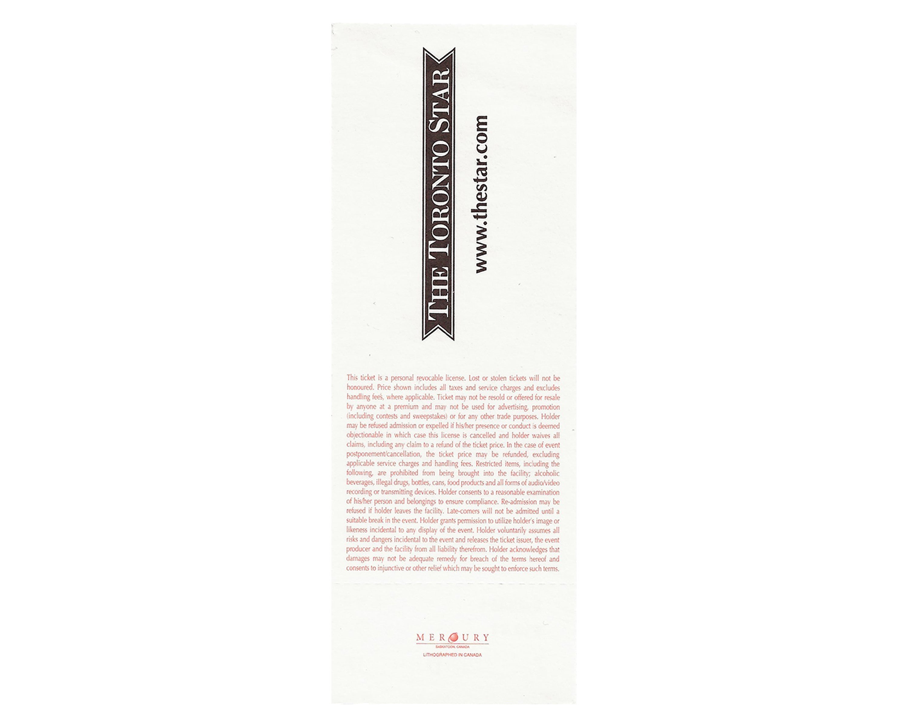 Dave Keon Autographed St. Michael's Majors Retirement Night Ticket Stub