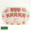 Large Bunting Alphabet Silicone Mould