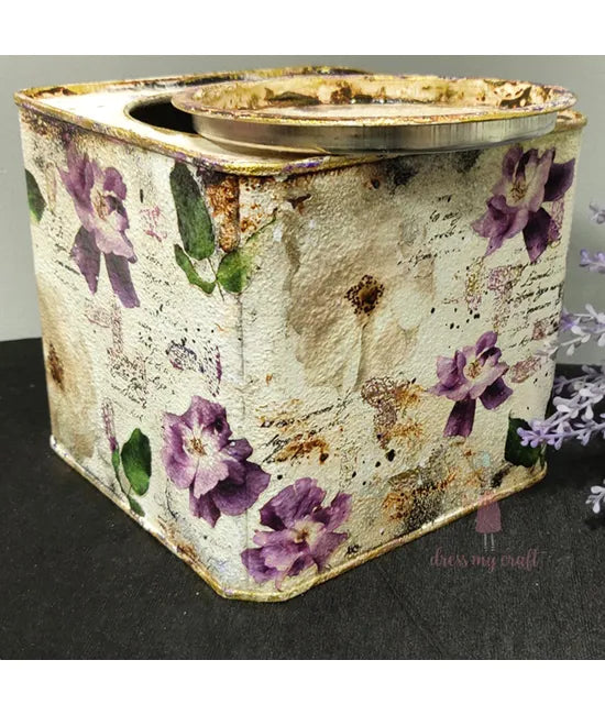 Dress My Craft Transfer Me - Violet Roses (12.5