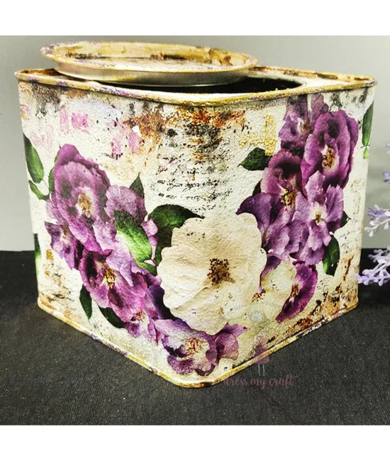 Dress My Craft Transfer Me - Violet Roses (12.5