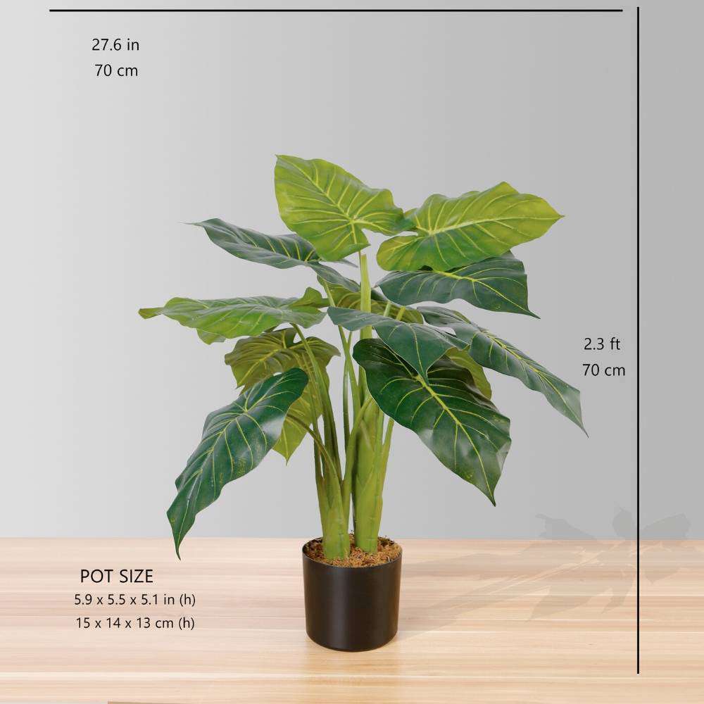 Dora Artificial Alocasia Potted Plant 28