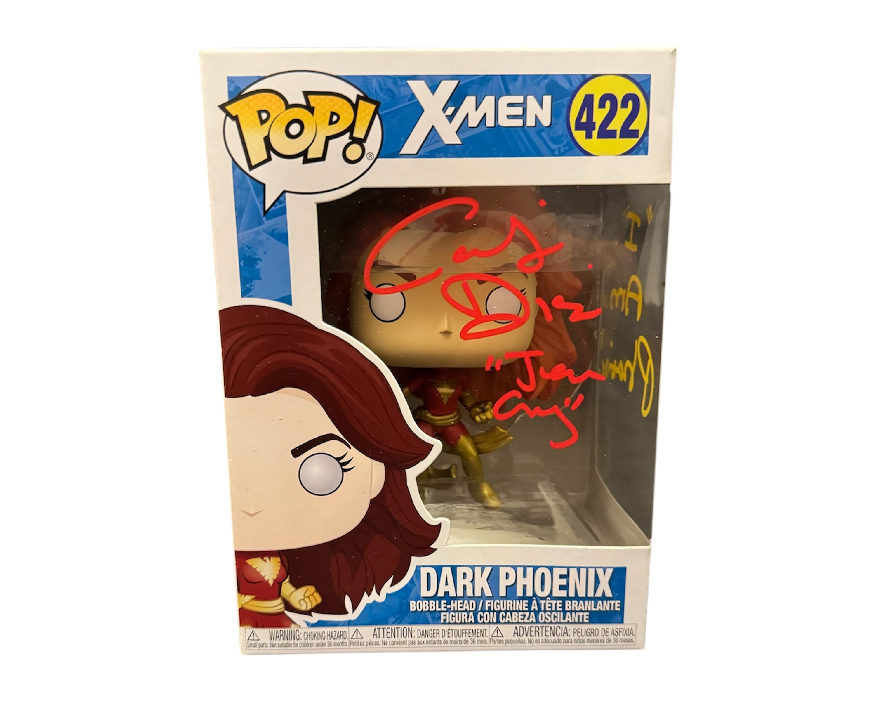 Catherine Disher Autographed Funko Pop X-Men #422 Dark Phoenix Inscribed 