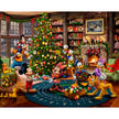 Mickey & Minnie Trimming the Tree Panel 35in