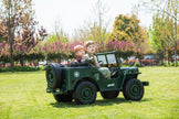 24V Army Jeep 3 Seater DELUXE Kids Ride On Car with Remote Control