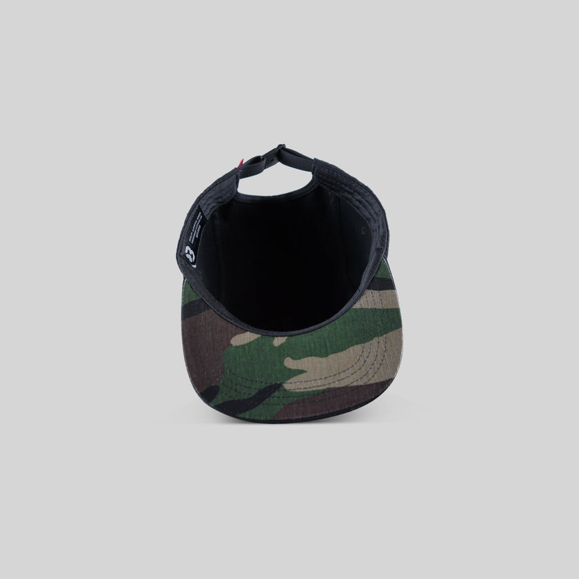 ORIGINAL 5 PANEL CAP - BLACK CAMO