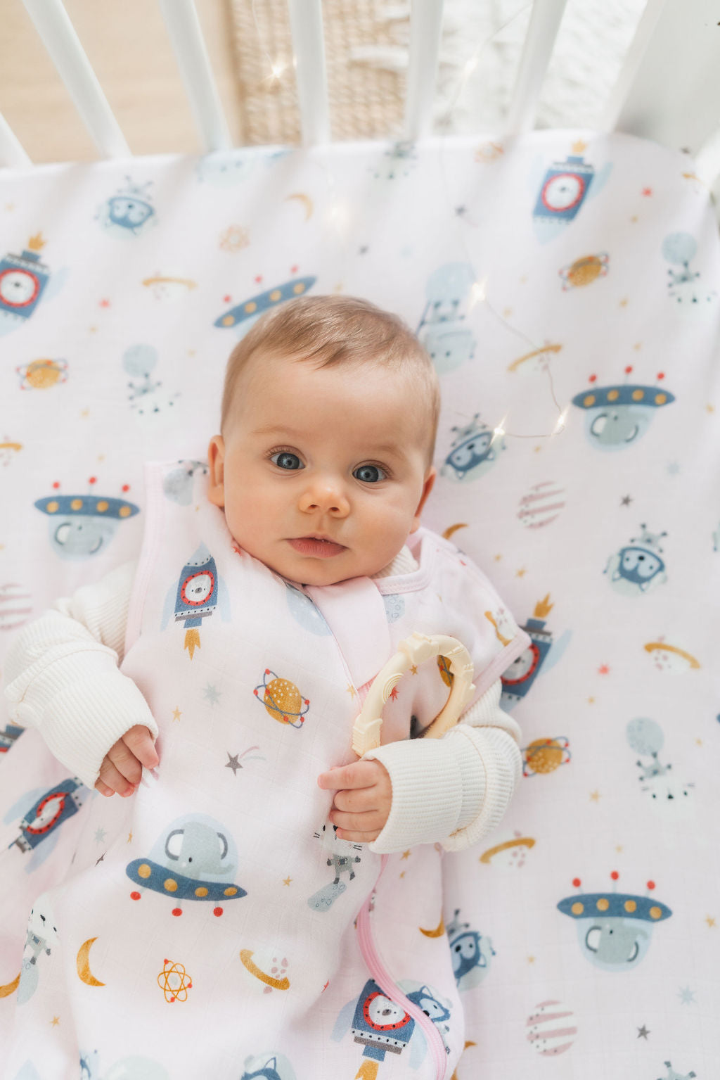 Baby Sleep Sack TENCEL™ 1.0 TOG - Astro Explorers