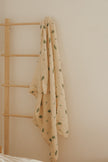 Organic Cotton Muslin Swaddle Blanket - Fern