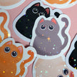 Purfect Grey Cat Sticker