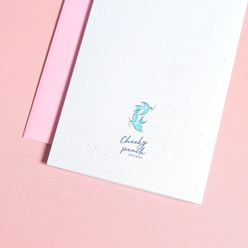 Feathered Friends | Sparrow Bird Mini Greeting Card