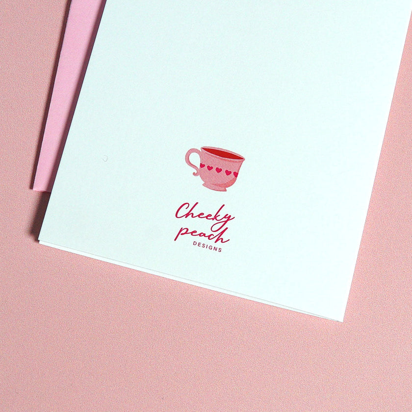 Best-Tea Mini Greeting Card