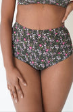 Shorty cheeky taille haute - Fleuri