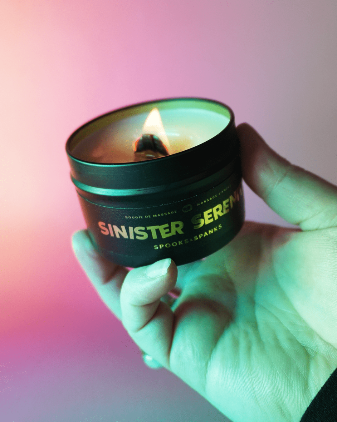 Sinister Serenity Massage Candle