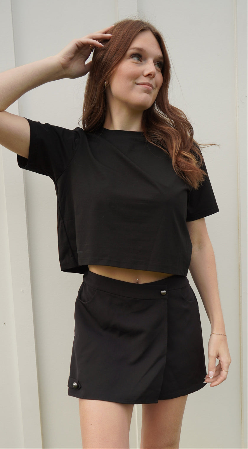Crop top - Noir