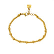 Style ANNABETH: Twin-Bead Fusion Gold Chain Bracelet
