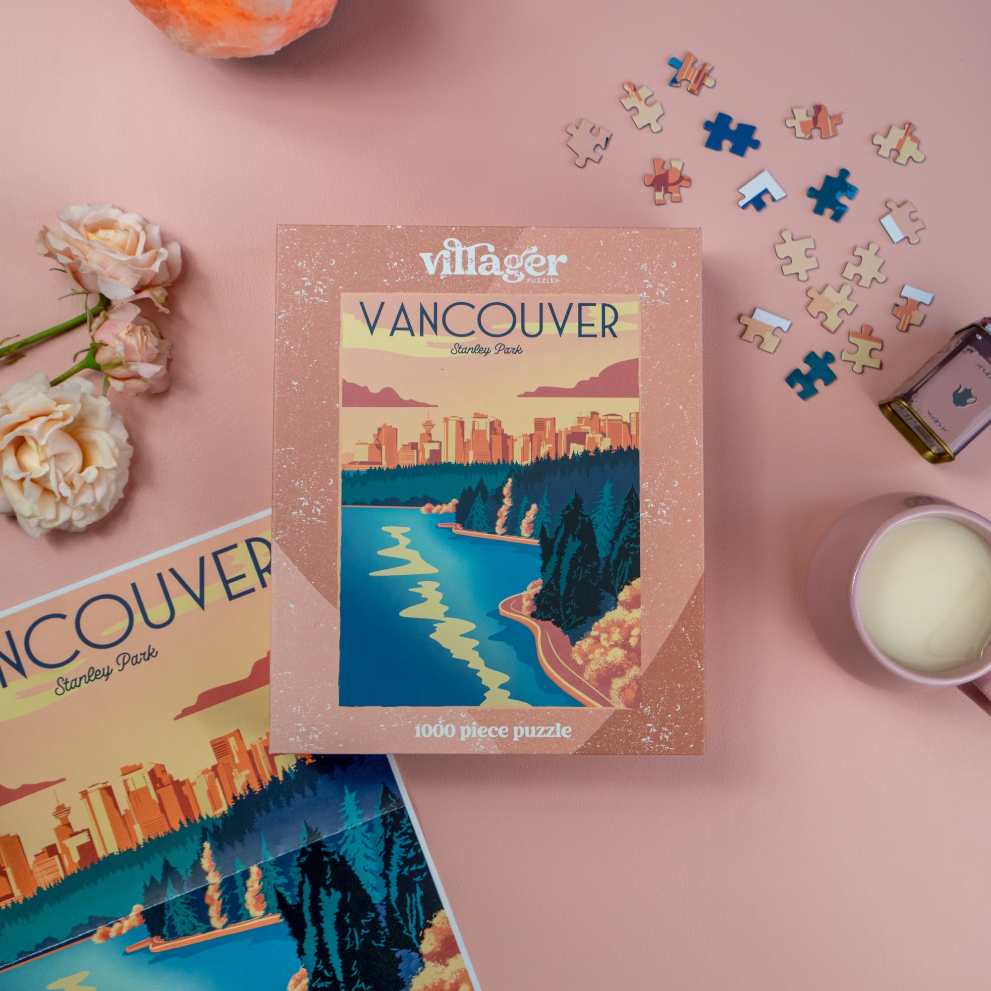 Vancouver Sunset | 1000-Piece Puzzle for Adults | Designed in Canada by Capri Sadler