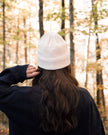 Tuque en laine crème