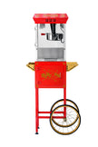 8oz Red Canadian Commercial Popcorn Machine with Stand 8oz