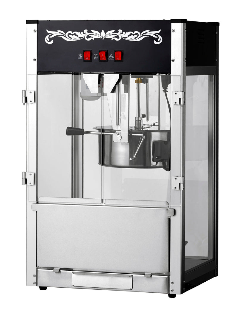 12oz Black Canadian Commercial Popcorn Machine