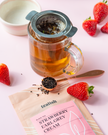 Crème au thé Earl Grey et aux fraises