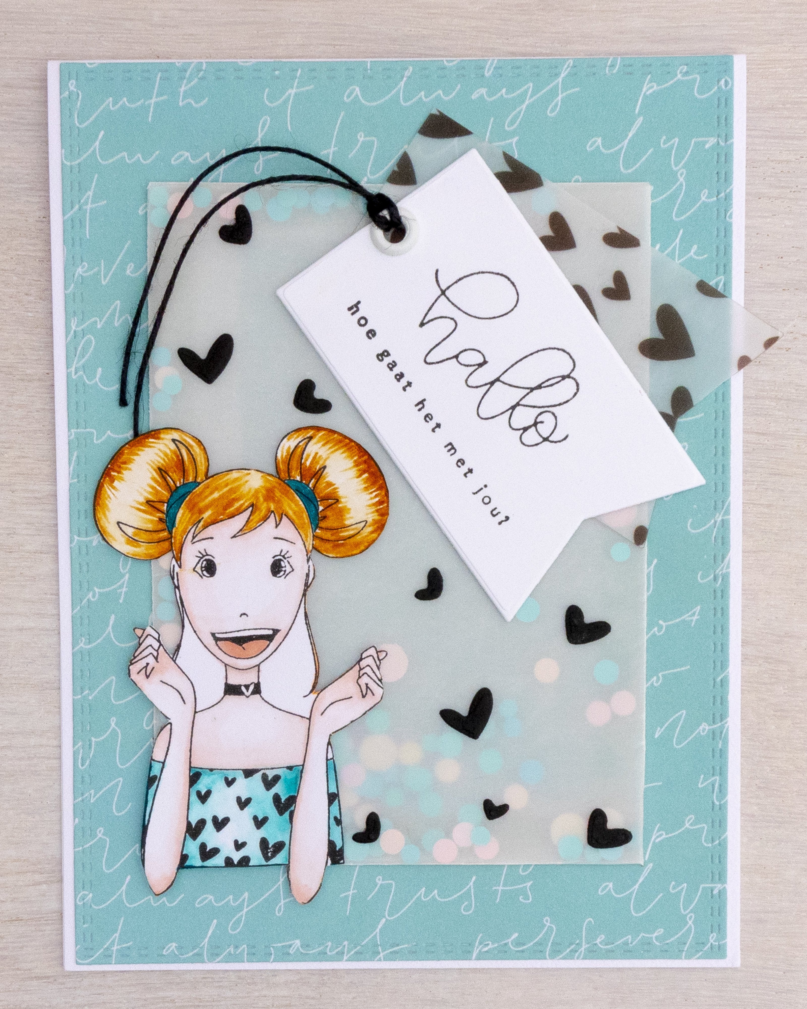 Karin Joan Clear Stamp Miranda Missees Collection 160x120mm nr.07