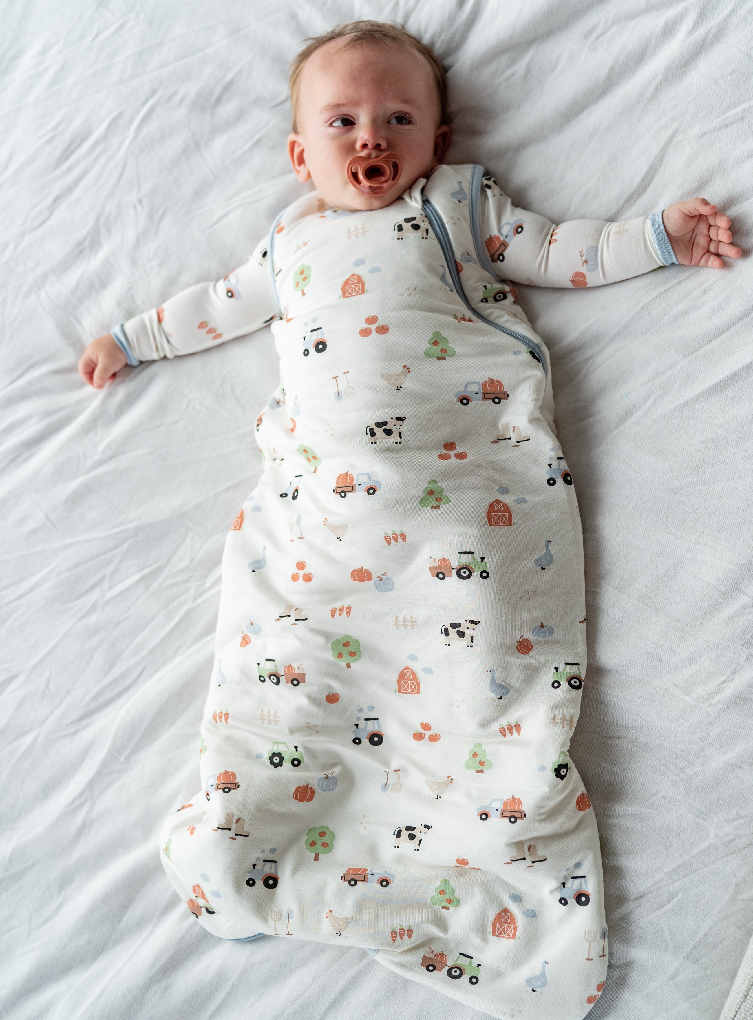 Bamboo Sleeping Sack 1.0 TOG (Pumpkin Farm Print)