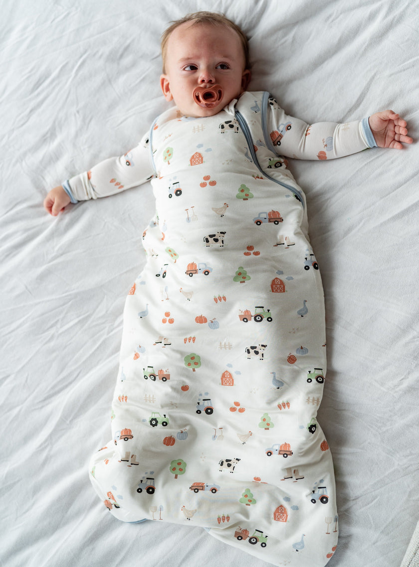 Bamboo Sleeping Sack 1.0 TOG (Pumpkin Farm Print)