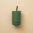 Silicone Straw Cup With Lid