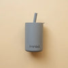 Silicone Straw Cup With Lid